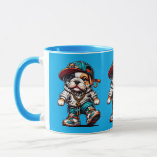 🐕 Cute Bulldog Puppy Streetwear Mug