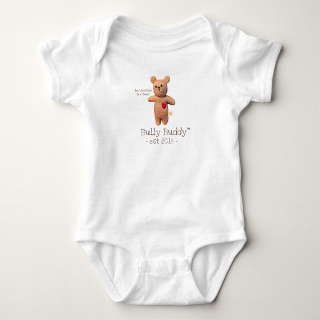 Cute Bully Buddy Don’t Be a Bully  Baby Bodysuit (Front)