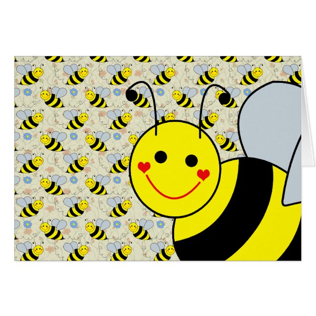 Cute Bumble Bee (Front Horizontal)