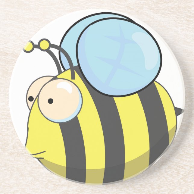 Cute bumble bee coaster (Front)