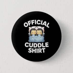 Cute Bumble Bee Couple Cuddle  6 Cm Round Badge