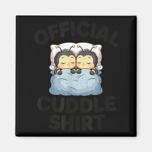 Cute Bumble Bee Couple Cuddle Magnet