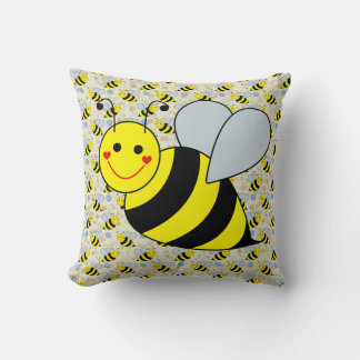 Cute Bumble Bee Cushion