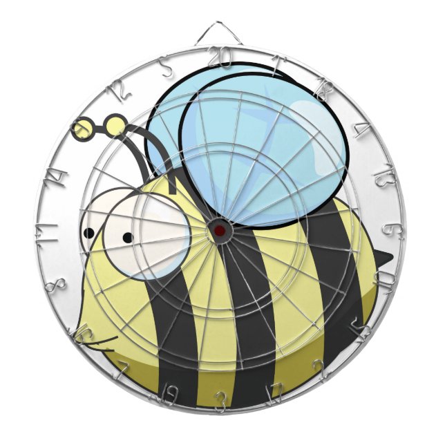 Cute bumble bee dartboard (Front)