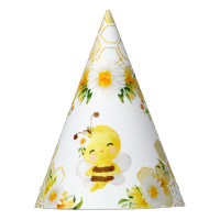 Cute bumble bee honeycombs birthday