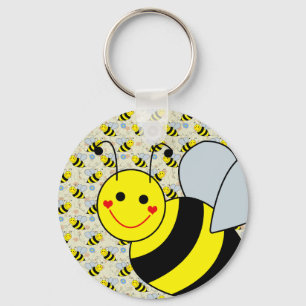 Cute Bumble Bee Key Ring