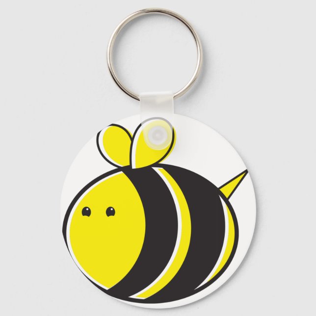 Cute bumble bee key ring (Front)