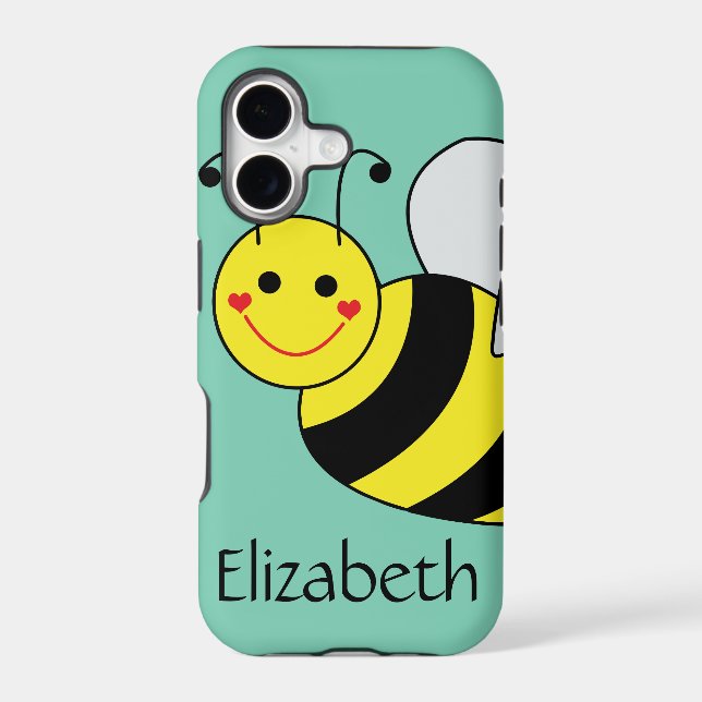 Cute Bumble Bee Personalised (Back)
