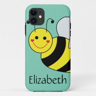 Cute Bumble Bee Personalised iPhone 11 Case