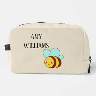 Cute bumble bee personalised  dopp kit