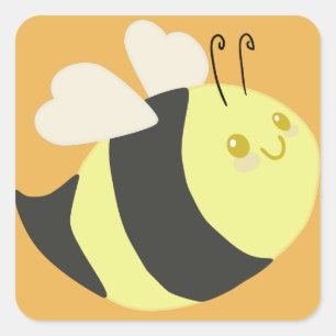 Cute Bumble Bee Stickers
