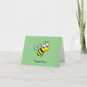 Cute Bumble Honey Bee Thank You Card