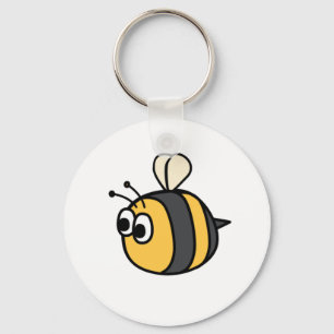 Cute Bumblebee Throw Pillow Key Ring