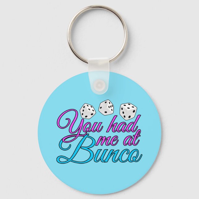 Cute Bunco Game Key Ring (Front)