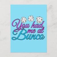 Cute Bunco Game Night Pink Blue Dice