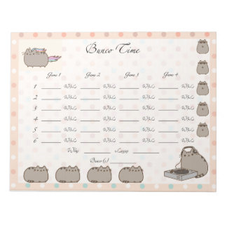 Cute Bunco sheet Notepad