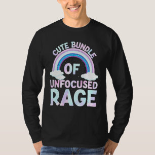 Cute Bundle Of Unfocused Rage Pastel Goth Rainbow T-Shirt
