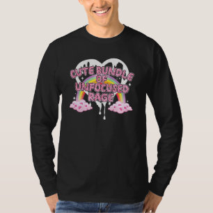Cute Bundle Of Unfocused Rage Pastel Goth Rainbow T-Shirt