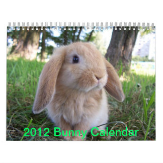 Cute Bunnies Calendar