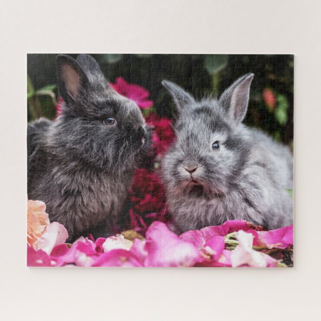 Cute Bunnies, Jigsaw Puzzle (Horizontal)