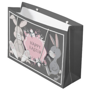 Cute Bunnies  Large Gift Bag