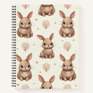 cute bunnies notebook