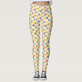 Cute Bunnies Pattern Leggings