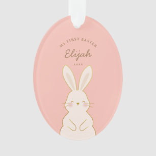 Cute Bunnies Personalised Easter Ornament