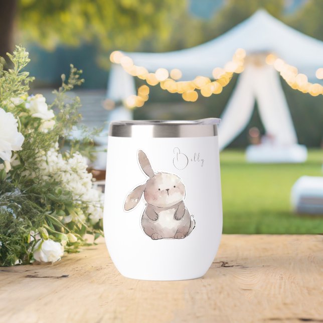Cute bunny 2, personalised (Wedding)