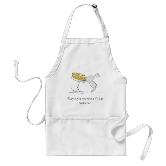 Cute Bunny apron (carrot cake) (Front)