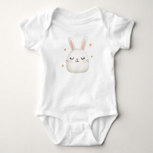 Cute Bunny Baby Outfit – Adorable White Rabbit Bodysuit