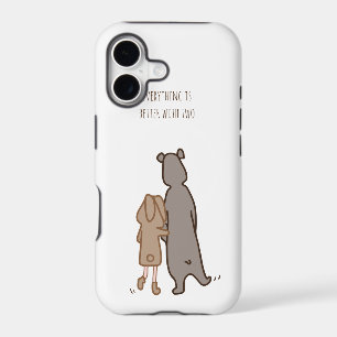 Cute Bunny Bear Couple love