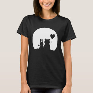 Cute Bunny Bear Love Couple Valentine's Day Rabbit T-Shirt