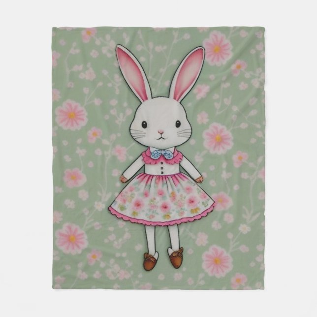 Cute bunny blanket  (Front)