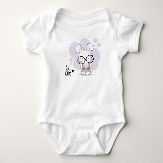 cute bunny bodysuit (Front)
