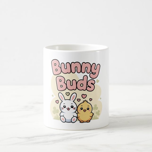 Cute Bunny Buds Easter Coffee Mug (Center)