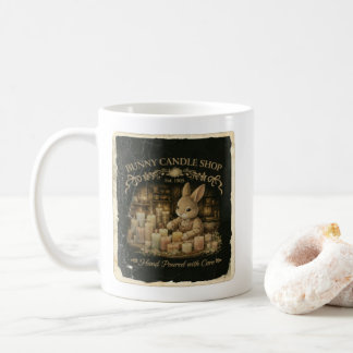 Cute Bunny Candle Shop  Coffee Mug