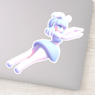 Cute bunny Cheer Flyer Catching Air Cheerleader St