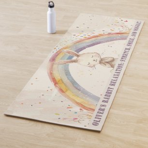Cute Bunny Children's Yoga Mat