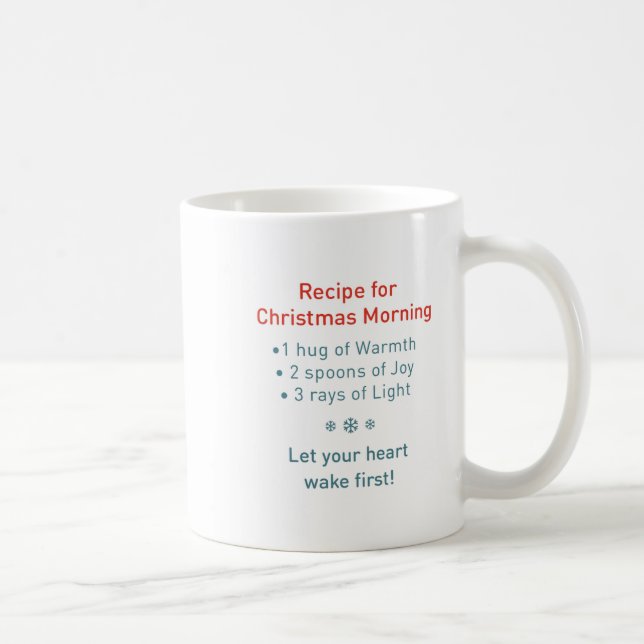 Cute Bunny Christmas Mug Wrap (Right)
