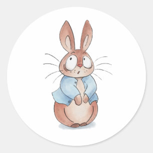 Cute bunny  classic round sticker