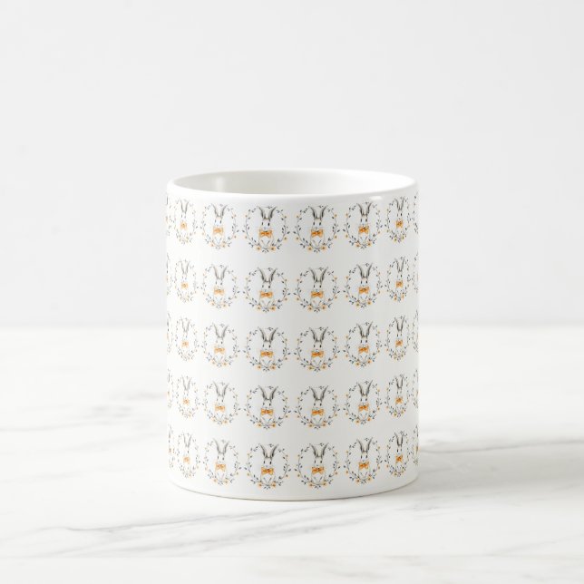 Cute Bunny Coffee Mug (Center)