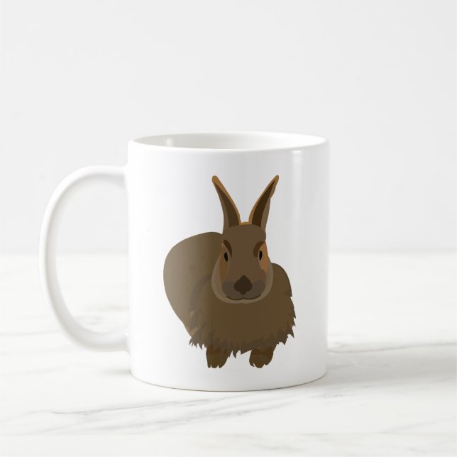 Cute Bunny Coffee Mug (Left)