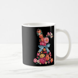 Cute Bunny Coquette Bow Easter Day Rabbit Teens Gi Coffee Mug