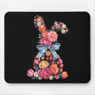 Cute Bunny Coquette Bow Easter Day Rabbit Teens Gi Mouse Mat