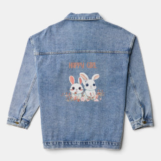 Cute Bunny Denim Jacket