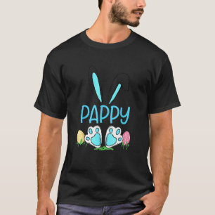 Cute Bunny Ears Easter Pappy Matching Egg Hunter M T-Shirt