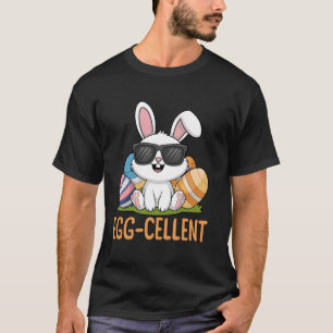 Cute Bunny Easter Christian Family Joyful Sunday T-Shirt