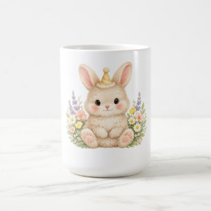 Cute Bunny European Cottage Garden  Coffee Mug