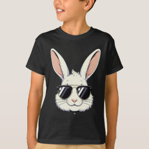 Cute Bunny Face Gles Girls Boy Rabbit Easter Day T-Shirt